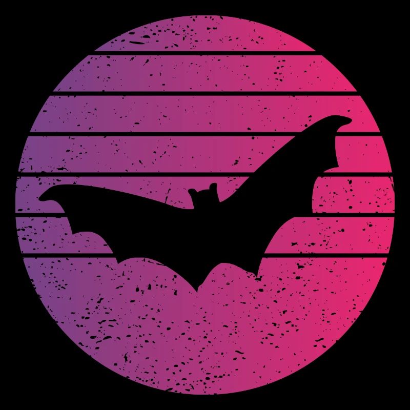 Bat Retro Style Vintage