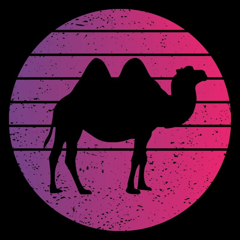 Camel Retro Style Vintage