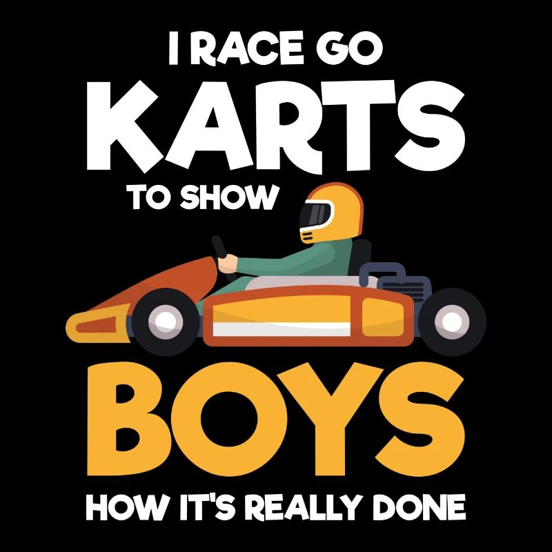 Kartbahn Kartfahrer Rennfahrer