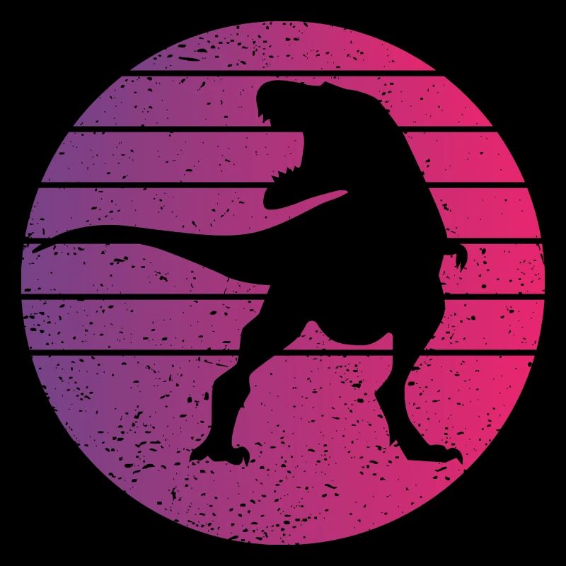 Dinosaurier Retro Style Vintage
