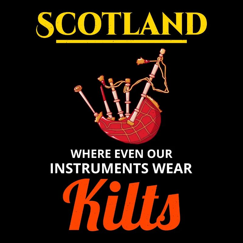 Instrument de joueur de cornemuse Kilts écossais