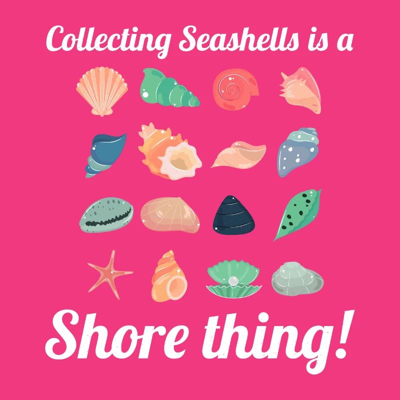 Seashells Collector Beachcomber Sea Shell Ocean