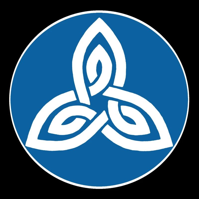 Fleur celte bleu