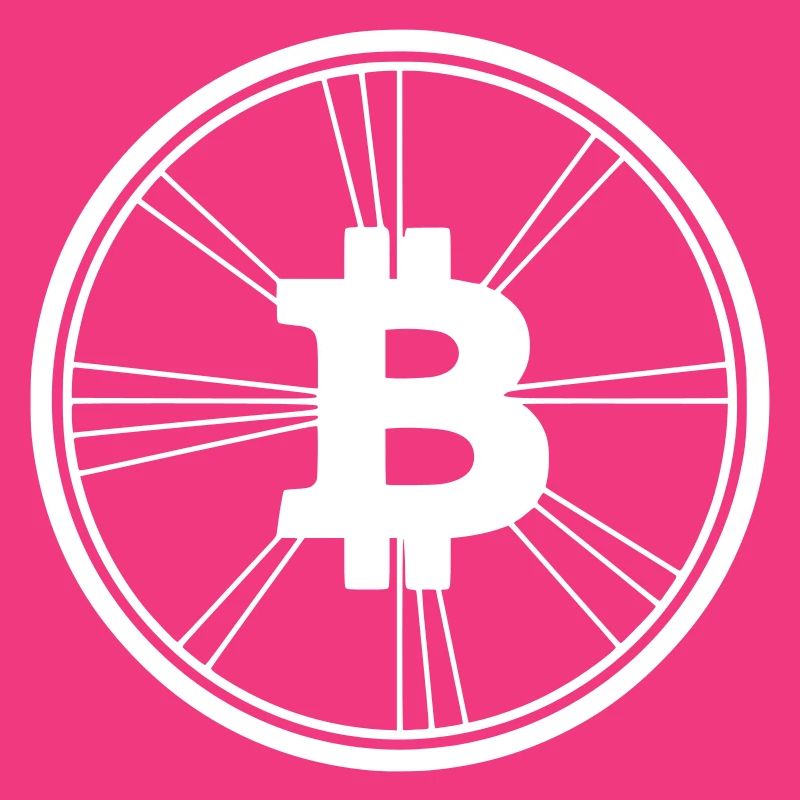 Bitcoin Logo Modern Wireframe Crypto