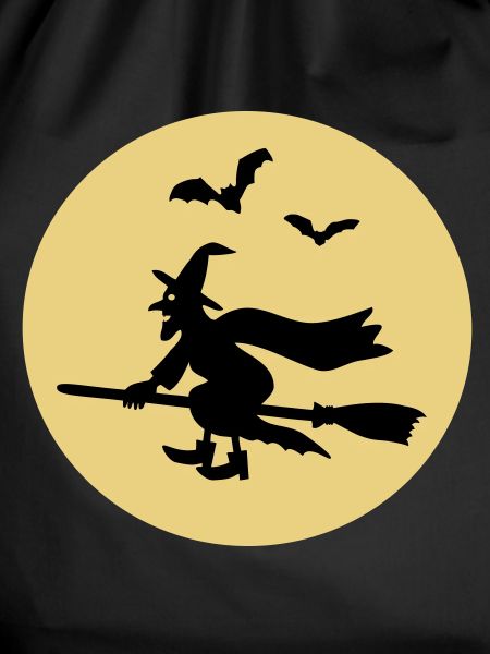 Witch on broom