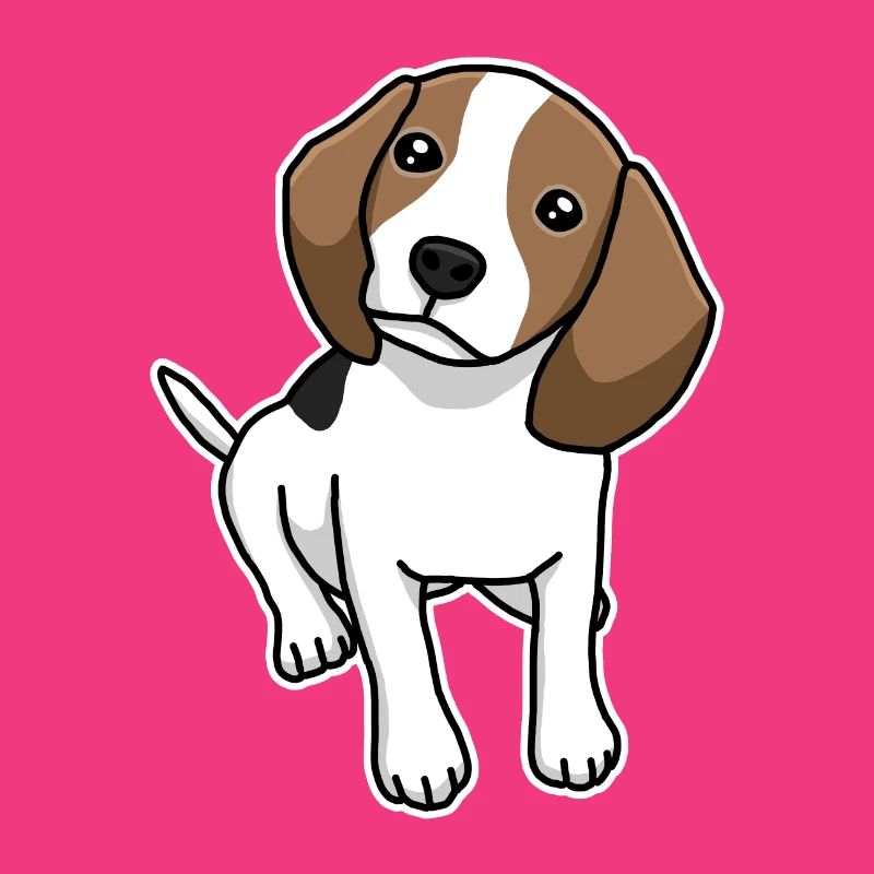 Beagle, Hund, Hunderasse, Comic, Geschenkidee