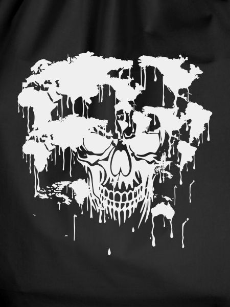 Skull. World. Pollution.