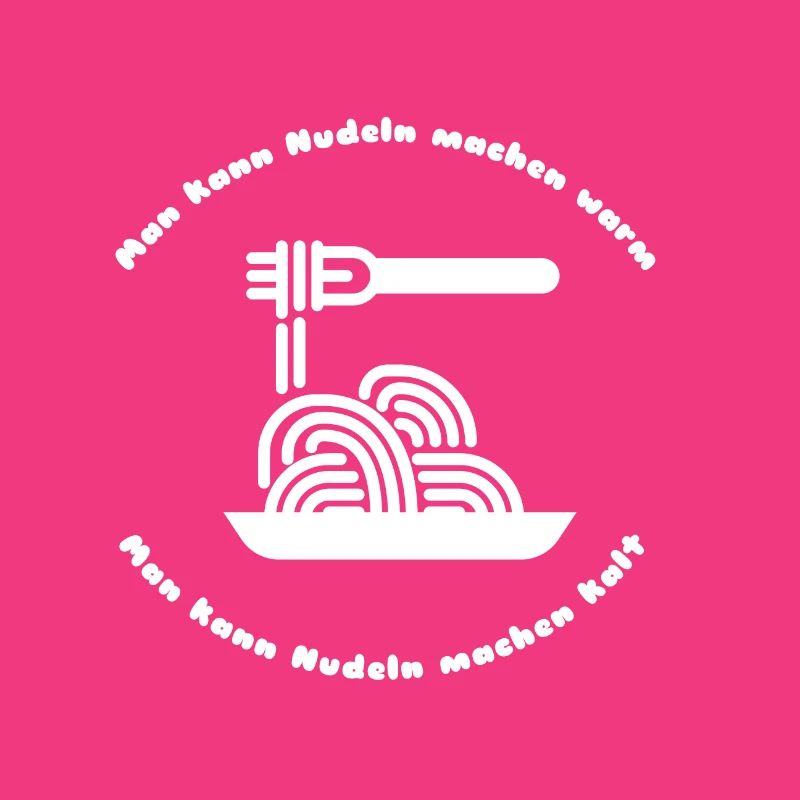 Mann kann Nudeln machen warm oder kalt