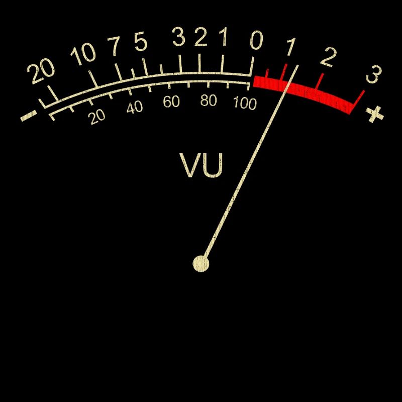 VU Meter Vintage Analog