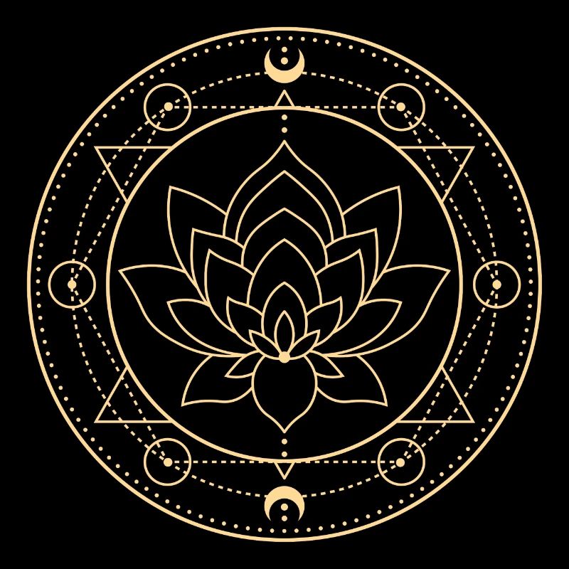 Lotus Moon Sacred Geometry