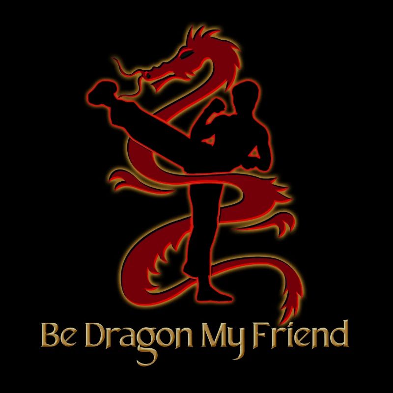 Sei Drache, mein Freund! (Roter Schatten + Textversion)