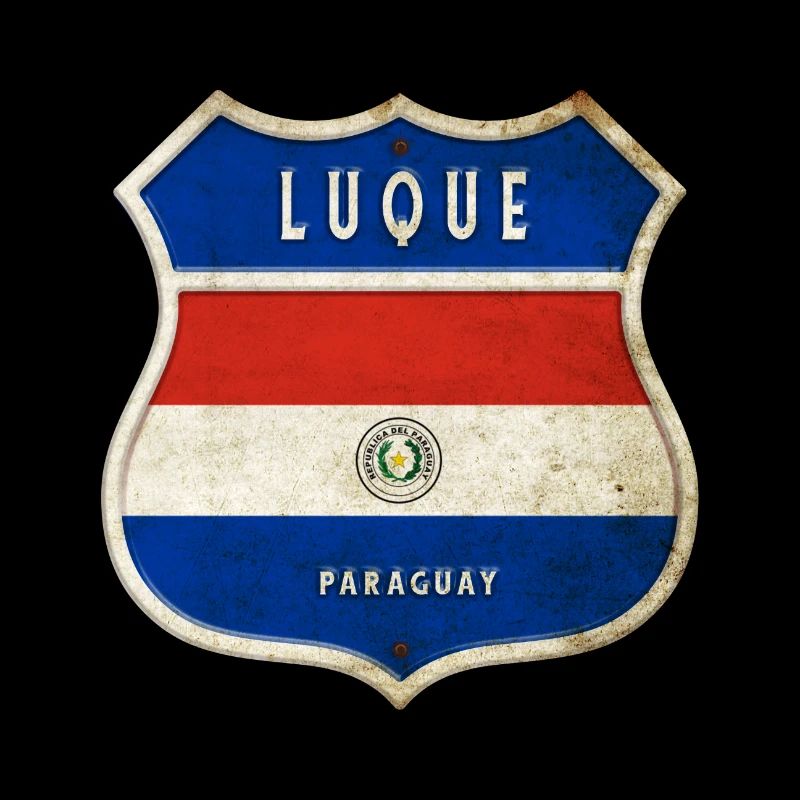 Design du drapeau de Luque Paraguay