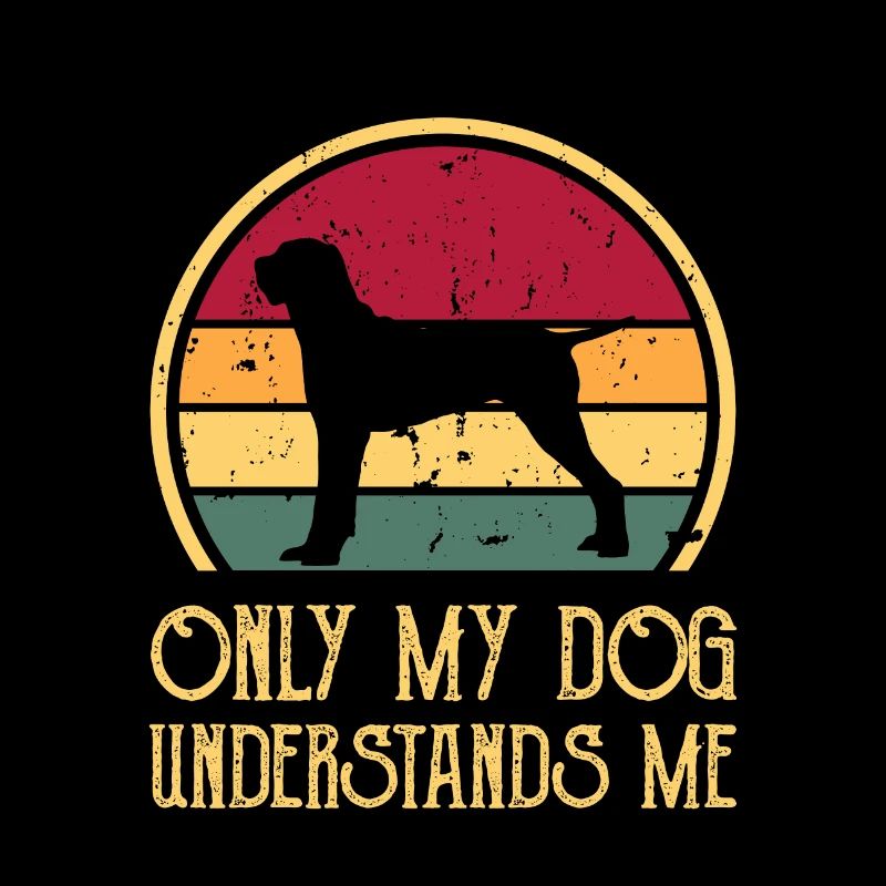 Ariege Pointer Dog Lover Silhouette Vintage Sunset