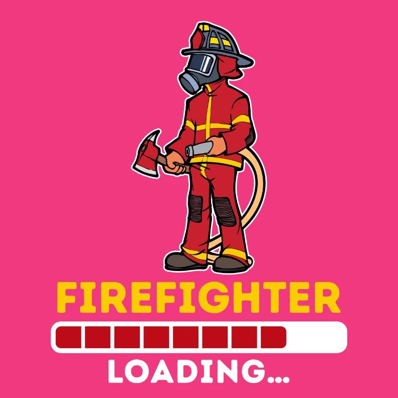 Fire brigade fire hose slogan firefighter