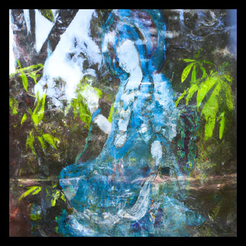 Deathless in Forest abstract