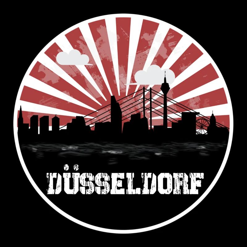 Match à domicile de Düsseldorf Skyline
