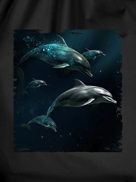 Dolphins playing
