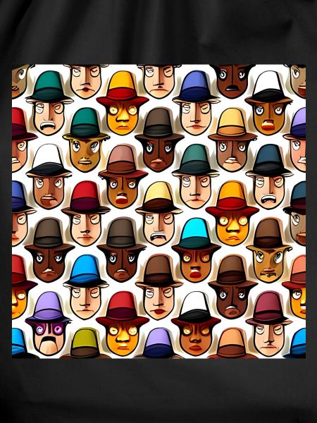 Face In Hat Pattern