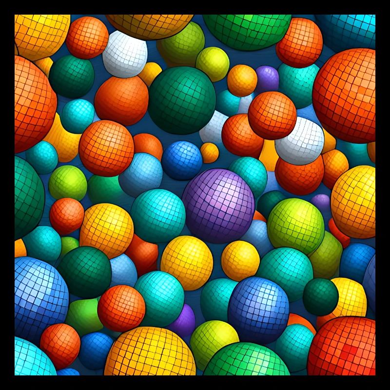 Rainbow Mosaic Spheres