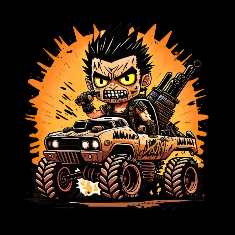 Crazy post apocalyptic boy