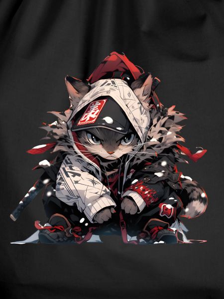 cute samurai cat