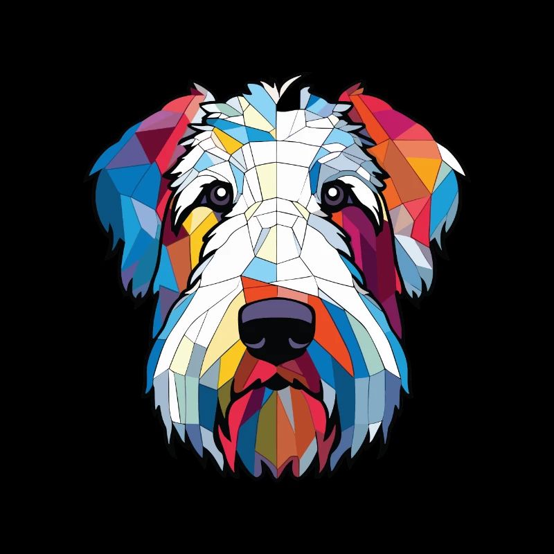 Sealyham Terrier Hunderasse Aquarell Illustration