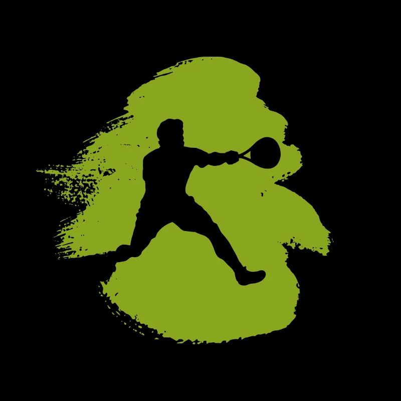 Squash Spieler Schläger Schläger