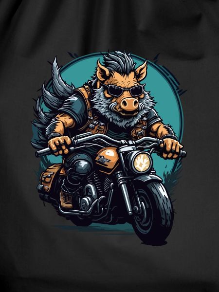 Frenzied wild boar