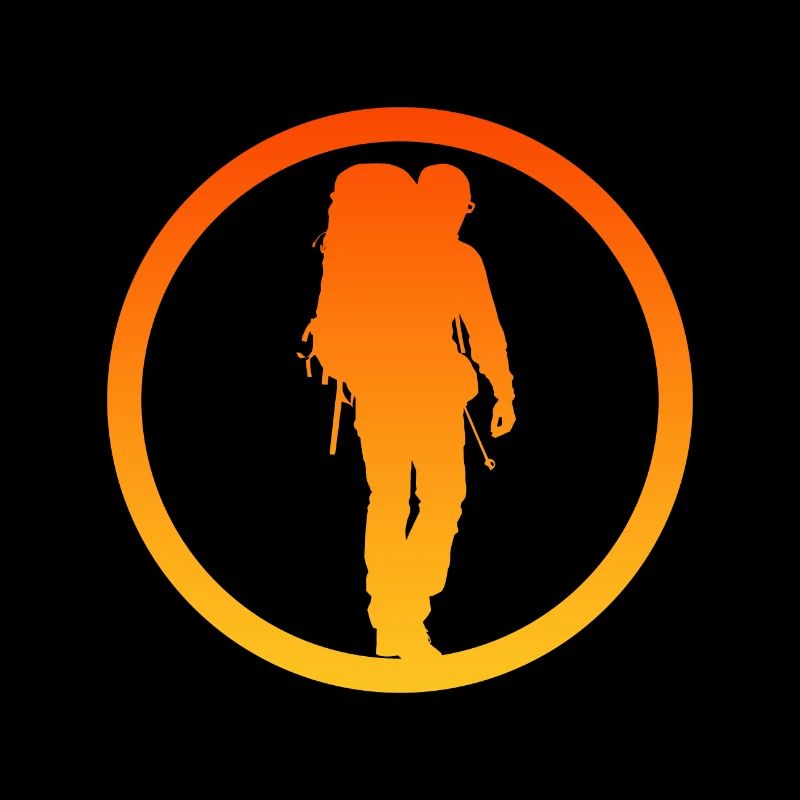 Backpacking Hikers Pilgrims