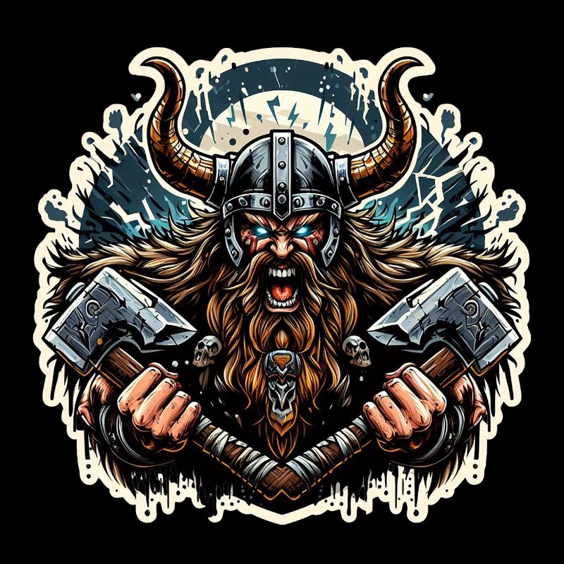 Wikinger Krieger Berserker Walhalla Nordisch