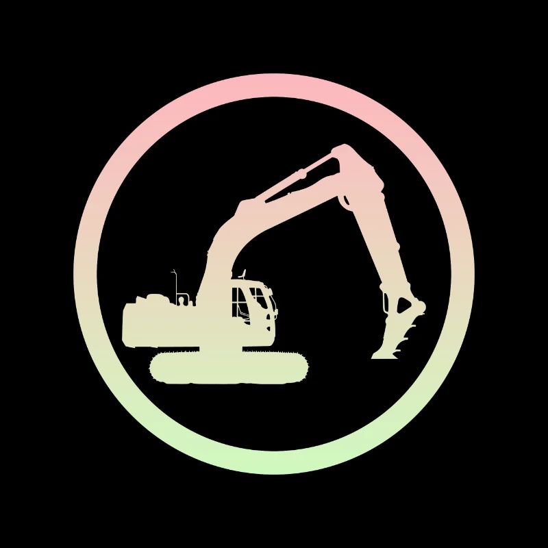 Conducteur d’excavatrice Ouvrier de construction de chantier de construction