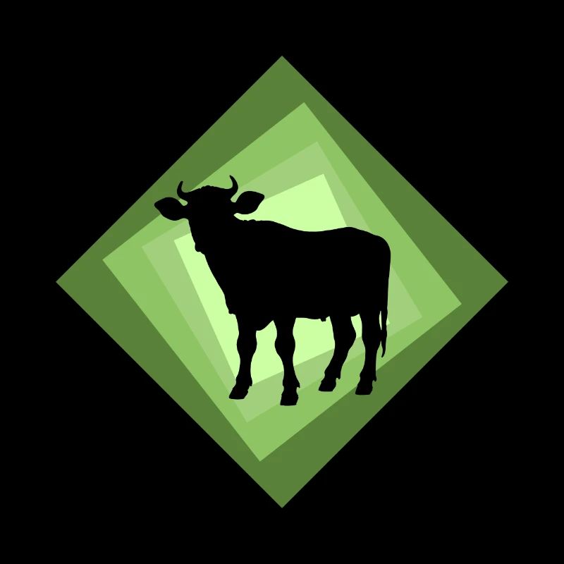 Éleveur de vaches bovines