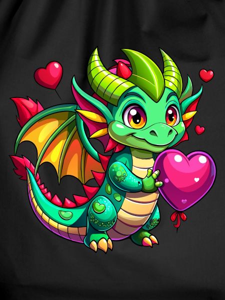 Farbenfroher Drache