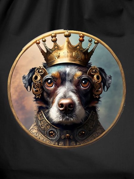 Royal Dog with Crown