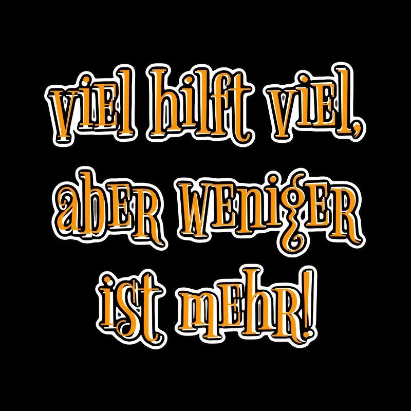 Viel hilft viel