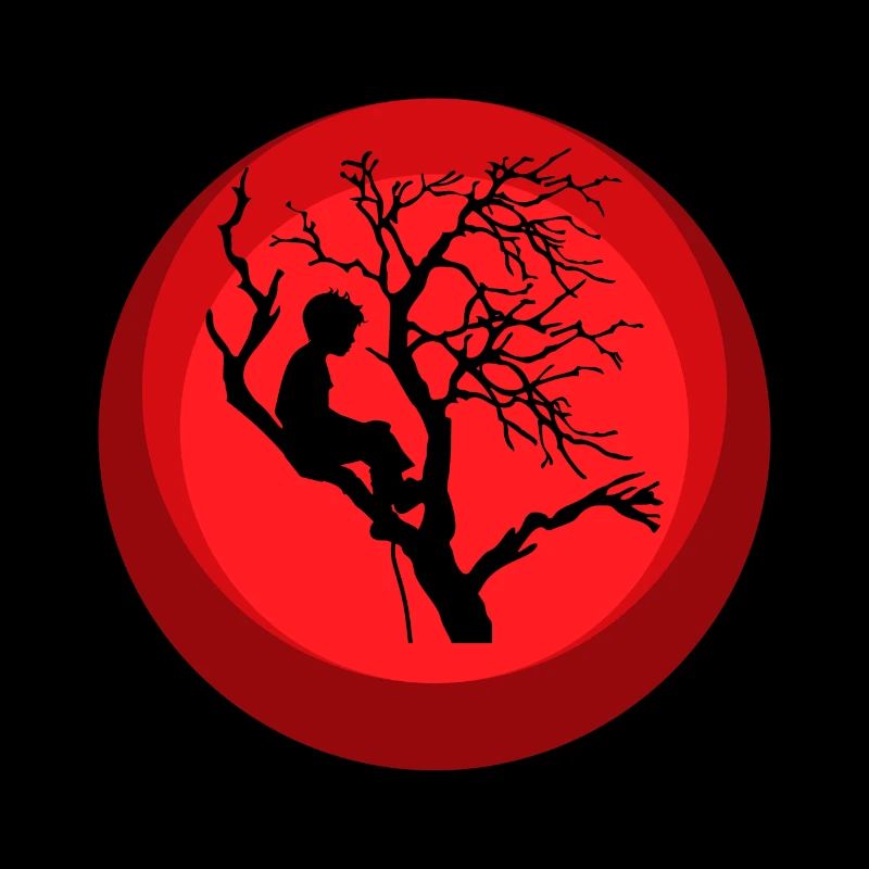 Tree climbing crampons ascent