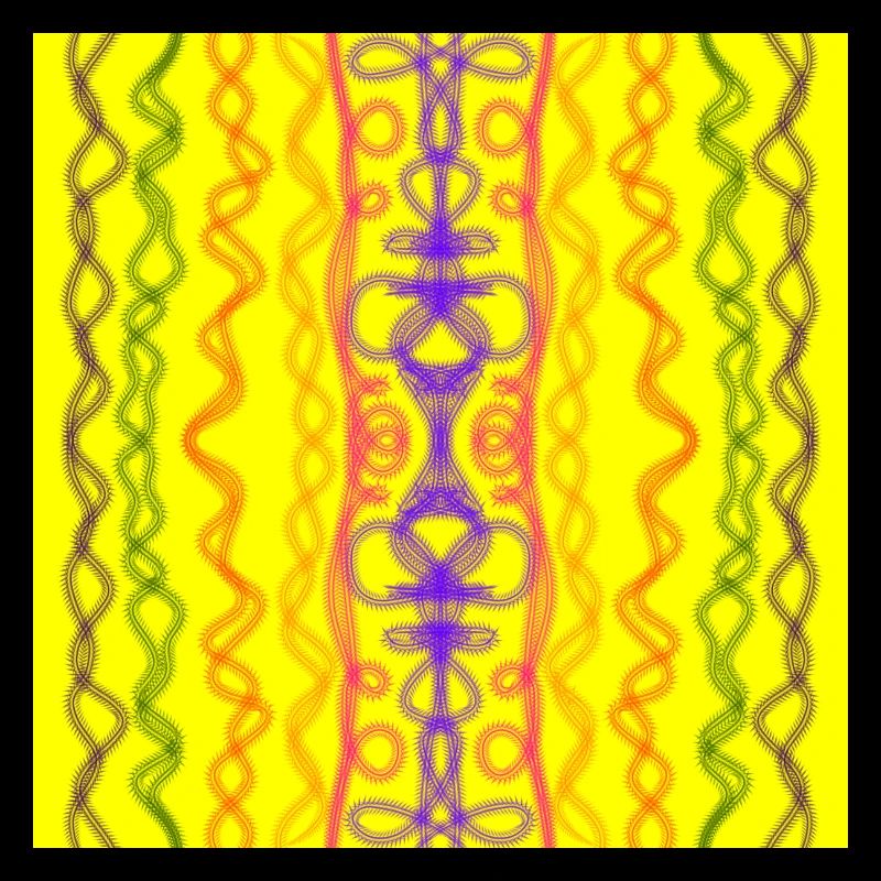 yellow tribal