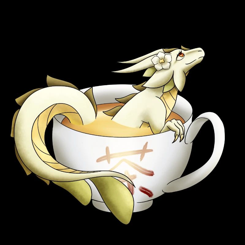 Dragon de thé blanc