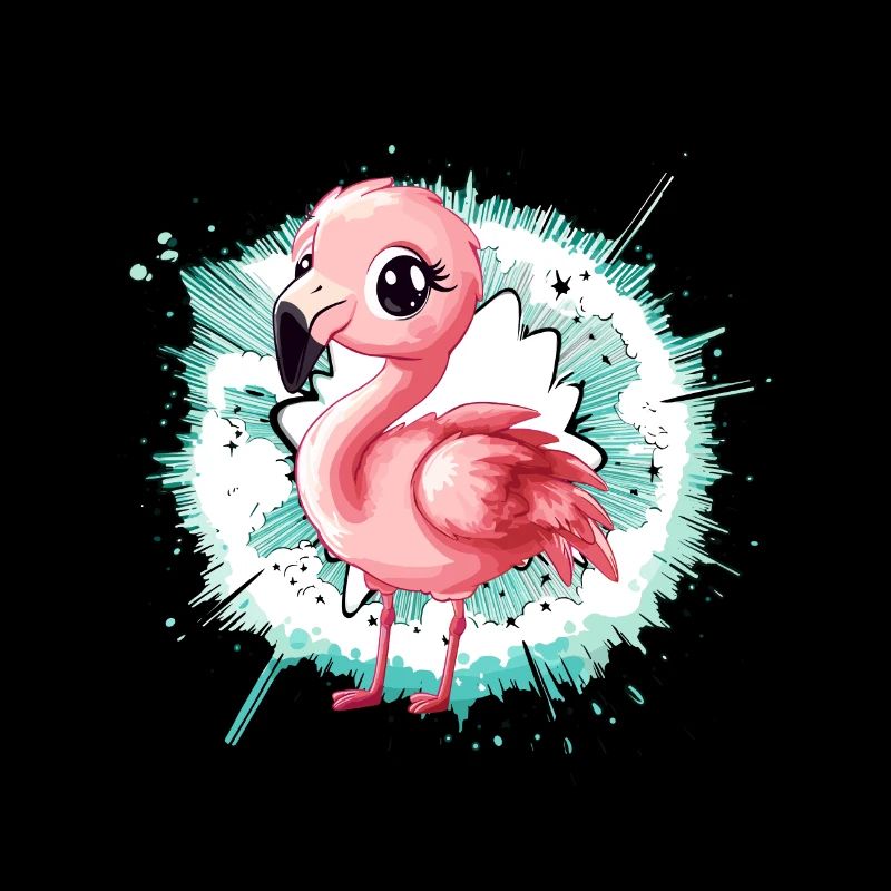 Flamingo Wasservogel