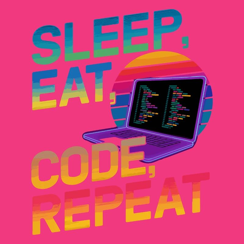 Sleep Eat Code Repeat Gift For Coder