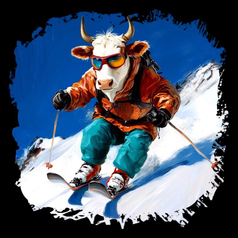 Ski des vaches