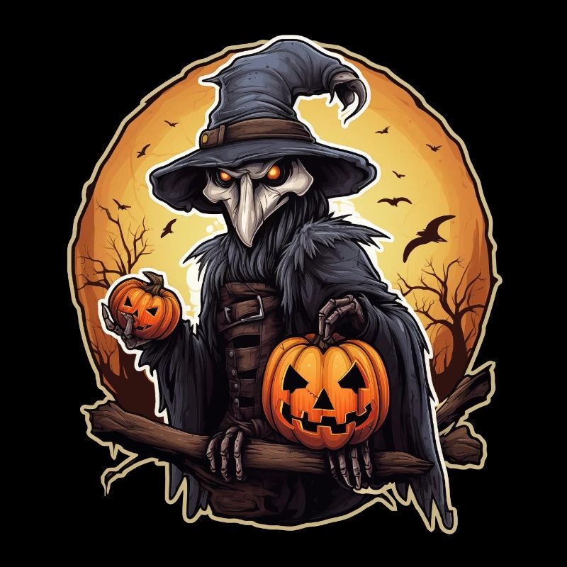 Corbeau Halloween