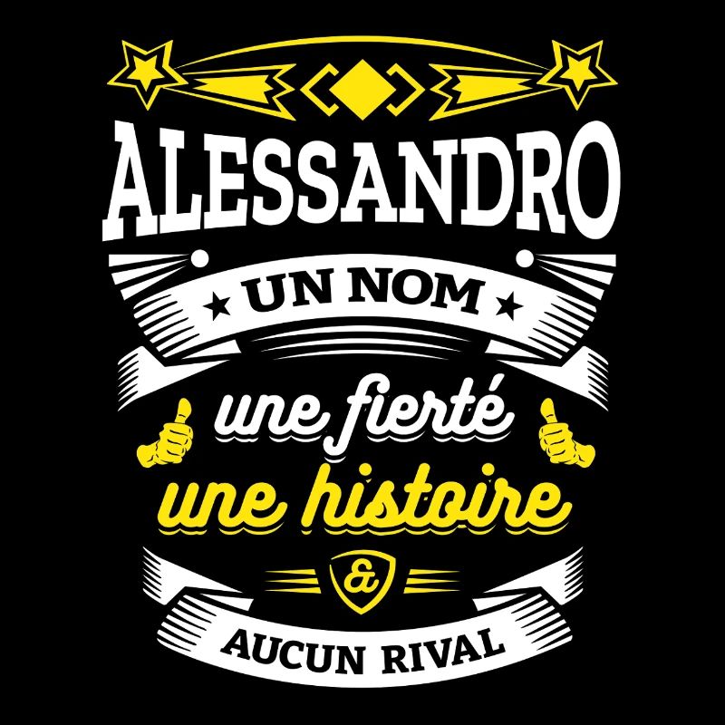 ALESSANDRO UN NOM UNE FIERTÉ AUCUN RIVAL