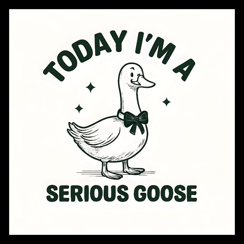Serious goose