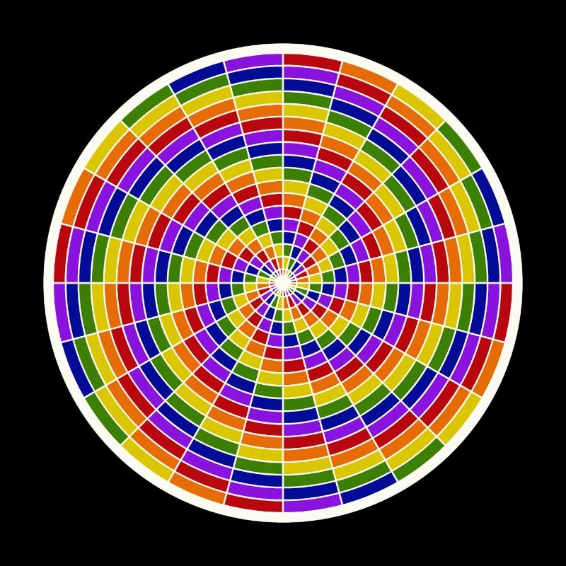 Farbige Spirale Kunstgestaltung