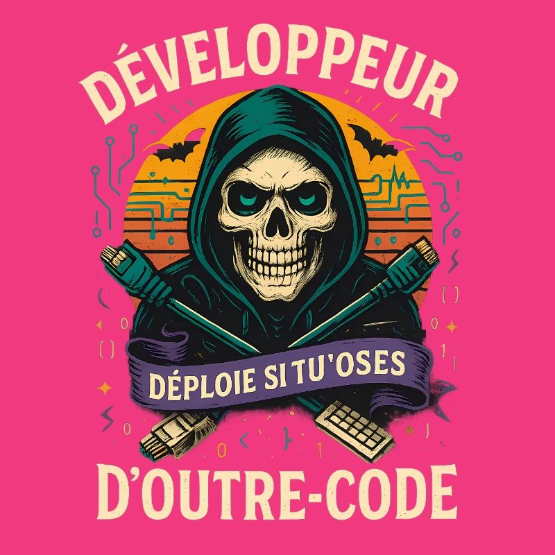 Web Developer - Halloween Skull