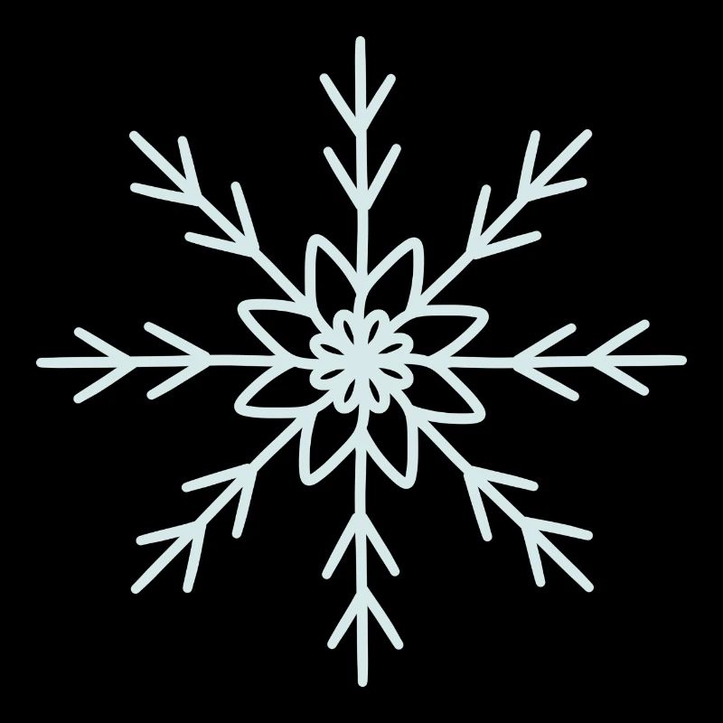 Conception élégante de motif de flocon de neige