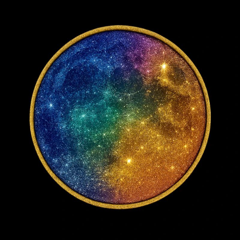 Kosmischer Regenbogenkreis
