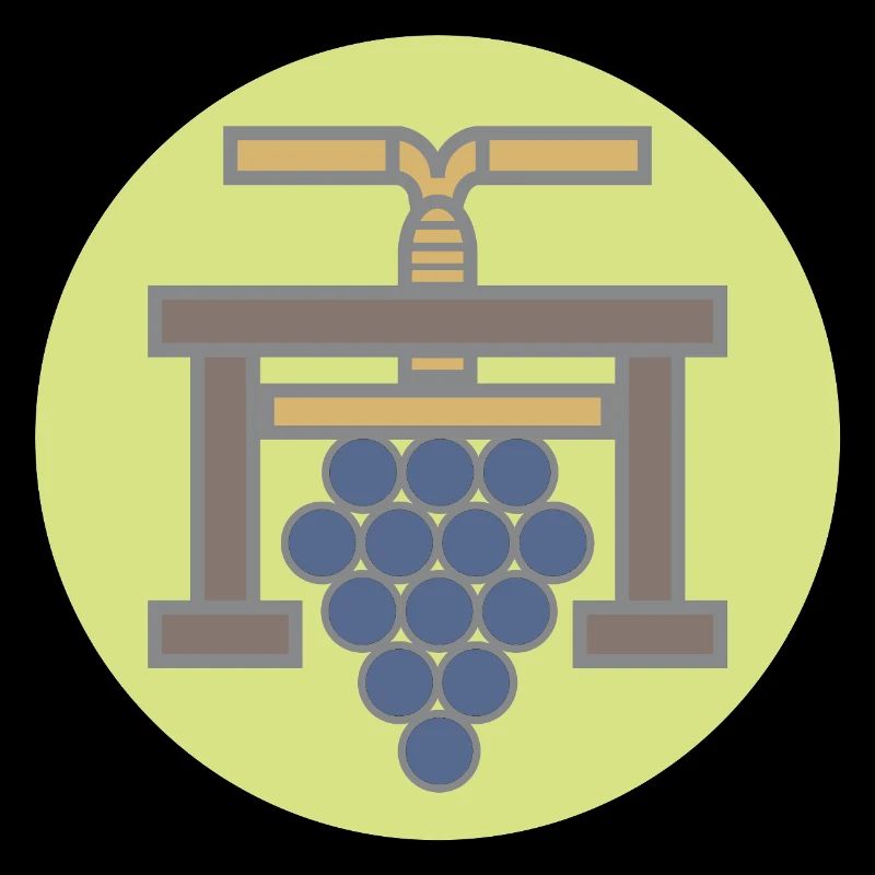 20506_Winzer, Vigneron Grapepresse Millésime