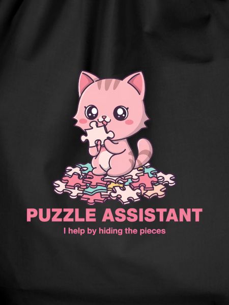 Puzzle Assistand Cat Quote